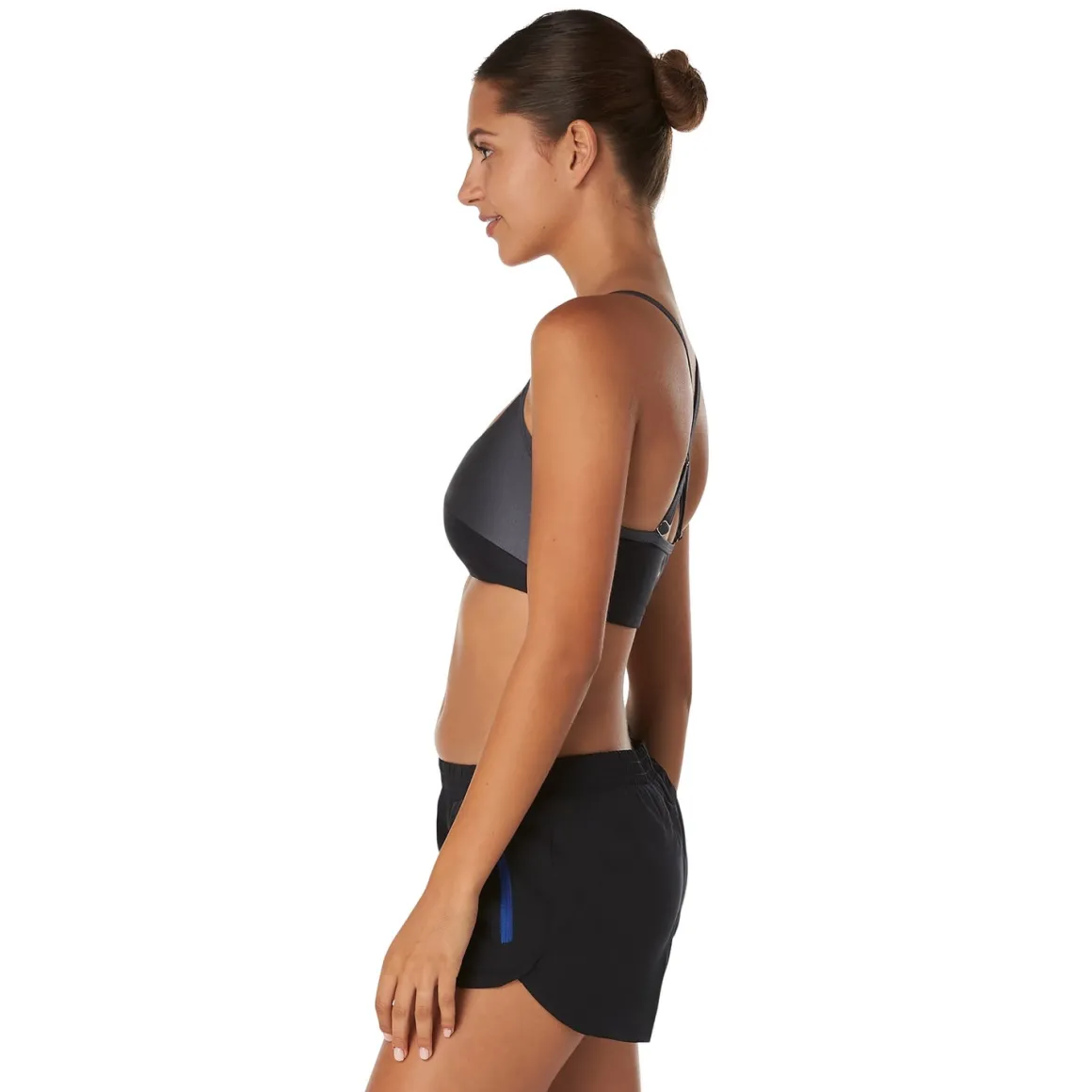 Asymmetrical Colorblock Bikini