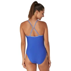 Asymmetrical Colorblock One Piece