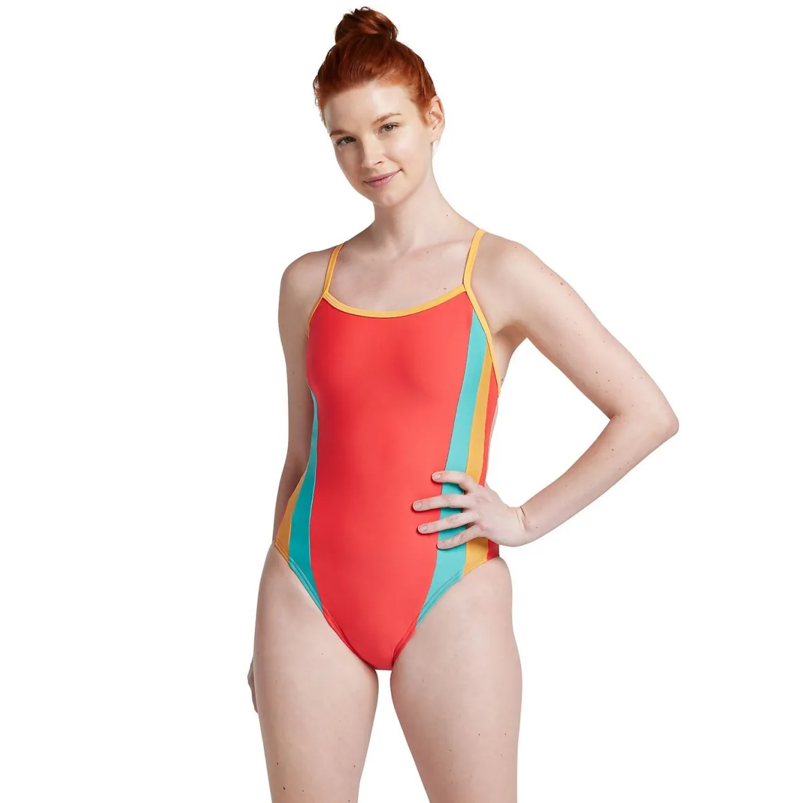 Colorblock One Back One Piece