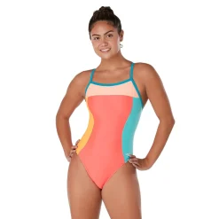 Colorblock Propel Back One Piece