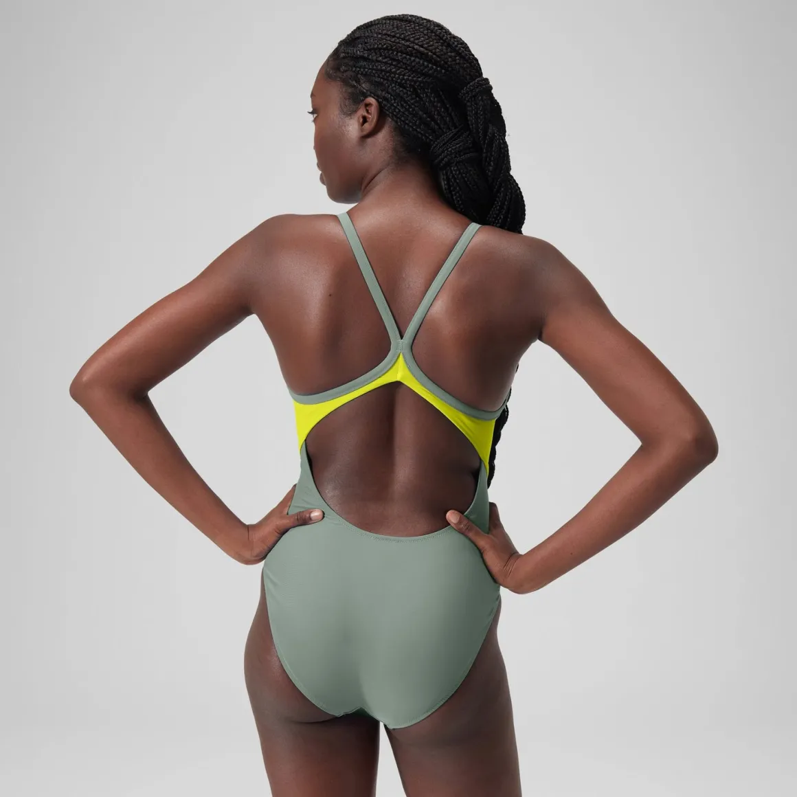 Colorblock Racerback One Piece