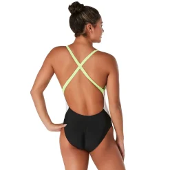 Colorblock Relay Back with Shelf Bra One Piece