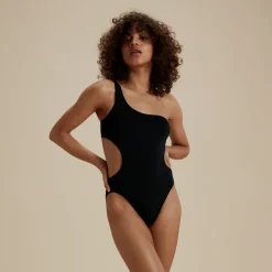 Flu3nte Asymmetrical Colorblock One Piece