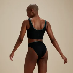 Flu3nte Embossed Solid Cropkini