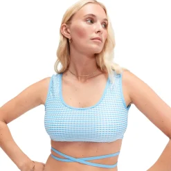 Flu3nte Gingham Crop Top