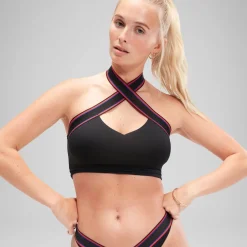 Flu3nte Halter Crop Top