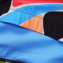 Flu3nte Print Long Sleeve Crop Top