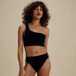 Flu3nte Solid Logo Elastic High Waist Bottom