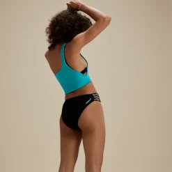 Flu3nte Solid Logo Elastic High Waist Bottom