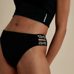 Flu3nte Solid Logo Elastic High Waist Bottom