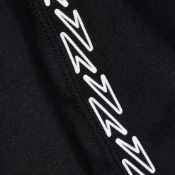 Flu3nte Solid Short Sleeve Logo Elastic Crop Top