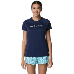 Guard Short Sleeve Solid Swim Tee