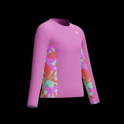Long Sleeve Printed Splice Rashguard