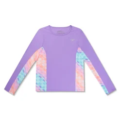 Long Sleeve Printed Splice Rashguard