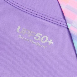 Long Sleeve Printed Splice Rashguard