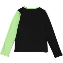 Long Sleeve Solid Blocked Logo Rashguard