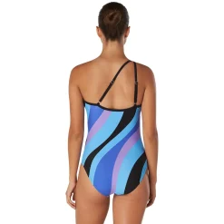 Print Asymmetrical One Piece