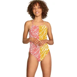 Print Half Split One Piece