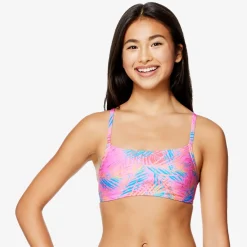 Print Strappy Bikini Top