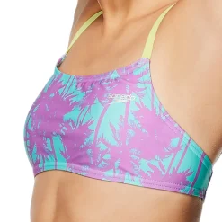 Print Strappy Bikini Top