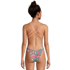 Printed Fixed Back One Piece