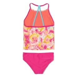 Printed High Neck Tankini Set