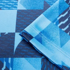 Printed Short Sleeve Swim Shirt