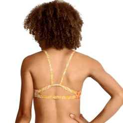 Printed Strappy Bikini Top