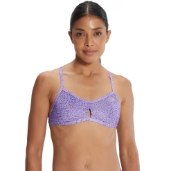 Printed Tie Back Keyhole Top