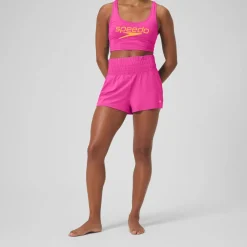 Regan Collection Solid Logo High Waist Short