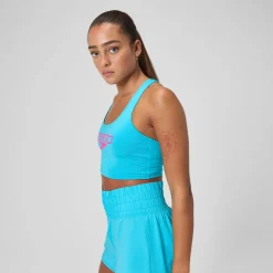 Regan Collection Solid Logo Crop Top