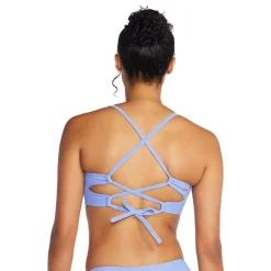 Rib Double Cross Bikini Top