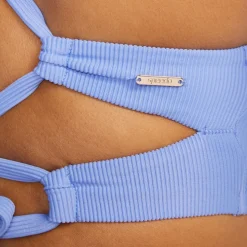 Rib Double Cross Bikini Top