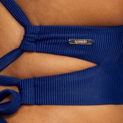 Rib Double Cross Bikini Top