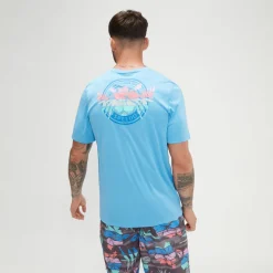 Short Sleeve Graphic Swim Rashguard