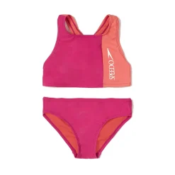 Solid Blocked Bikini Set