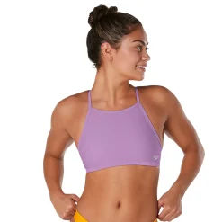 Solid Double Lace Back Top