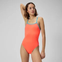 Solid Double Strap One Piece