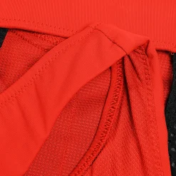 Solid Highneck Top with Mesh