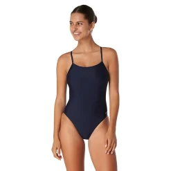 Solid Relay Back with Shelf Bra One Piece
