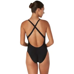 Solid Relay Back with Shelf Bra One Piece