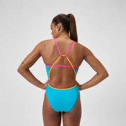 Solid Tri Back One Piece