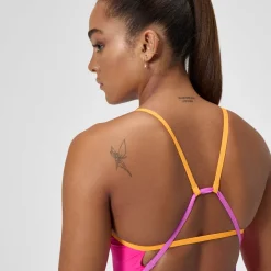 Solid Tri Back One Piece