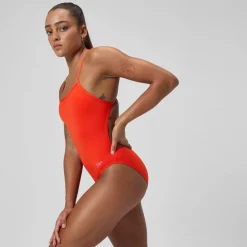 Solid V-Back One Piece