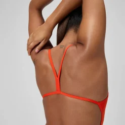 Solid V-Back One Piece