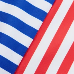 Stripe Blocked One Piece