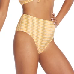 Texture Stripe High Waist Bottom