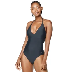 V-Neck Halter One Piece