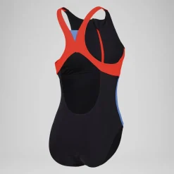 Women's Colourblock Zip Swimsuit