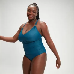 Women's Shaping V Neck One Piece (+)